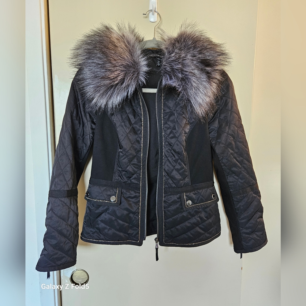 White House Black Market Quilted Jacket Size XS Petite